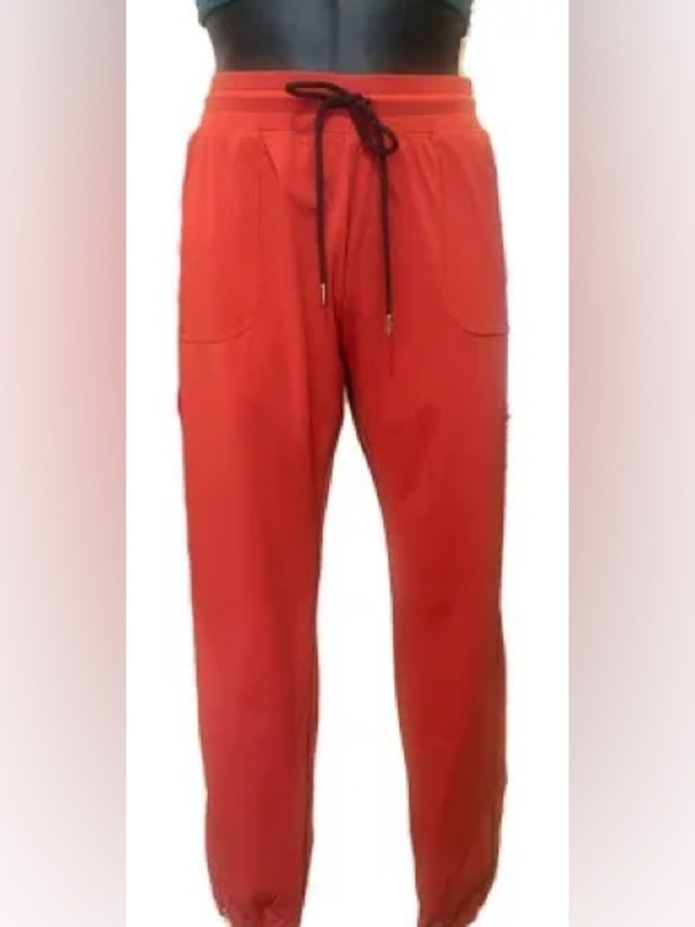 Zyia Active Burn’t Orange Women’s Drawstring Joggers. Sz XXL